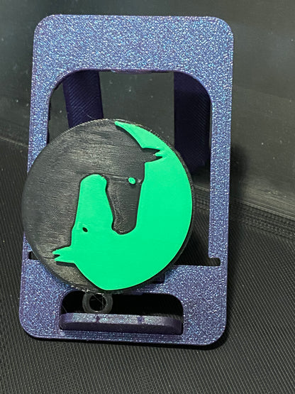 Two Horses Ying Yang Keyring - 45980.500 Black & Green